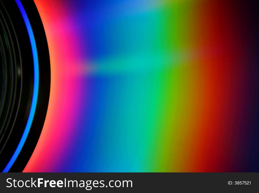 A colorful CD Rainbow Background