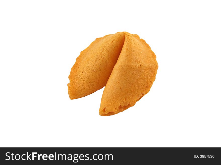 Isolated Fortune Cookie
