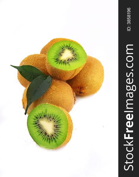 Kiwi isolated on white background