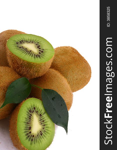 Kiwi isolated on white background