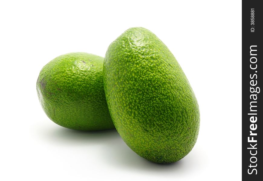 Two avocados