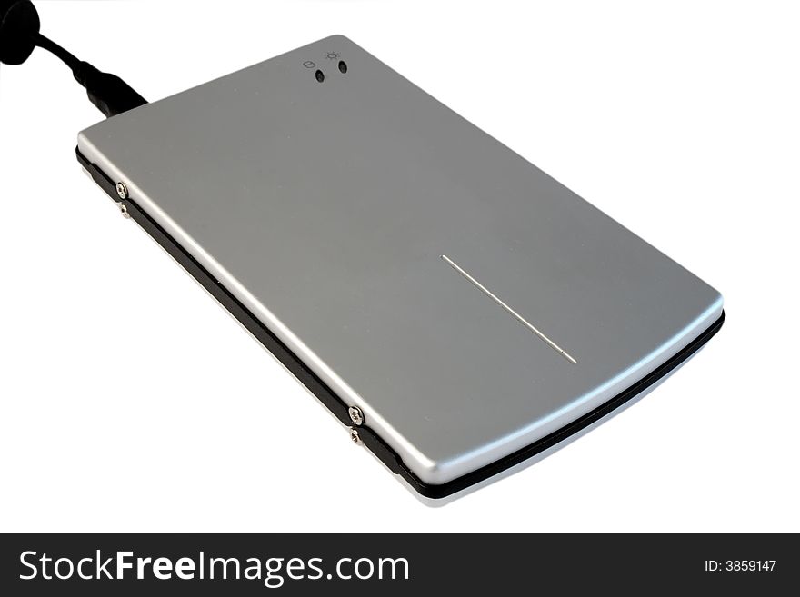 Portable data, photo, music storage - hard drive.