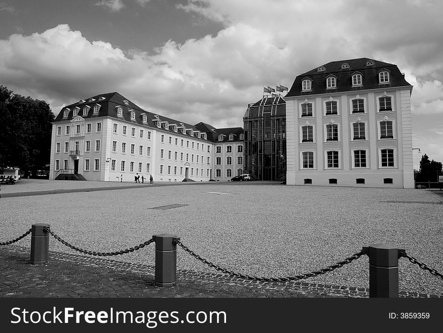 Castle of the city of Saarbruecken. Castle of the city of Saarbruecken