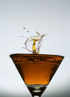 Splashing Water Drop On Glass Stock Image Splashing Water Drop On Glass Stock Image