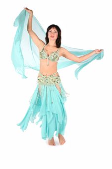 Bellydance Rotating Woman Stock Image Bellydance Rotating Woman Stock Image