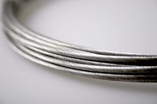 Silver Cables Stock Photography Silver Cables Stock Photography