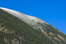 Mountain And Blue Sky Royalty Free Stock Photos Mountain And Blue Sky Royalty Free Stock Photos