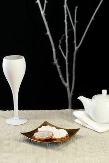 Cookies And Tea Royalty Free Stock Photos Cookies And Tea Royalty Free Stock Photos