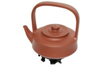 Red Clay Chinese Tea Pot Royalty Free Stock Photography Red Clay Chinese Tea Pot Royalty Free Stock Photography