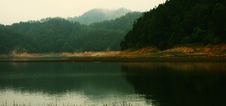 Golden Lake Morning, China Royalty Free Stock Photography Golden Lake Morning, China Royalty Free Stock Photography