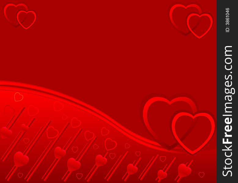 Valentine’s Day vector illustration. Valentine’s Day vector illustration