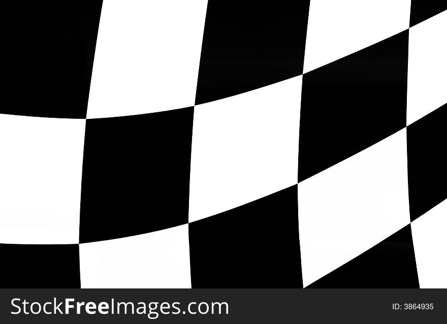 Wavy chess flag suitable for background