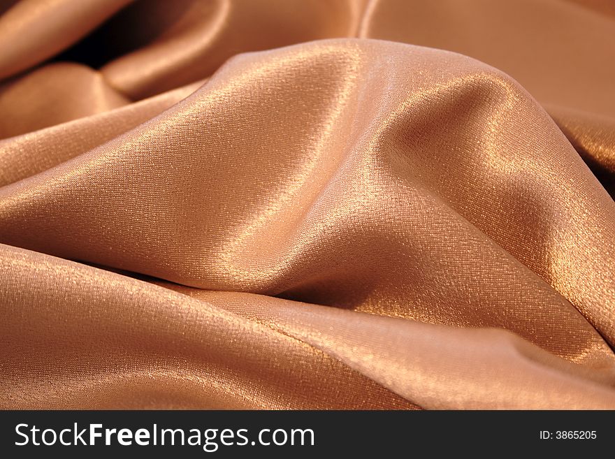 Silk satine golden background, material