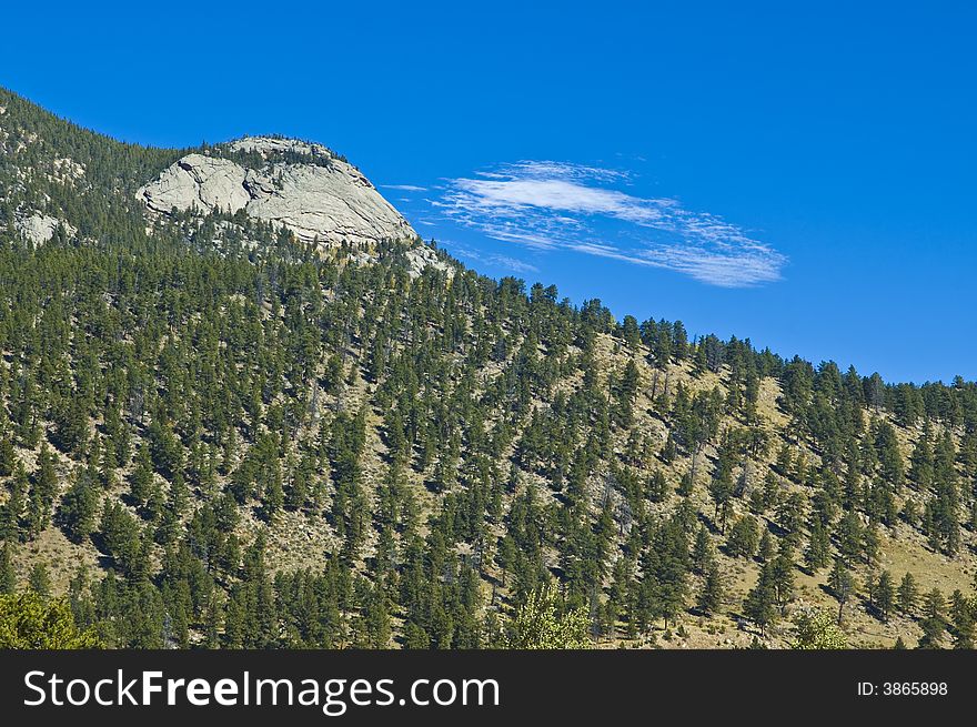 Mountain And Blue Sky