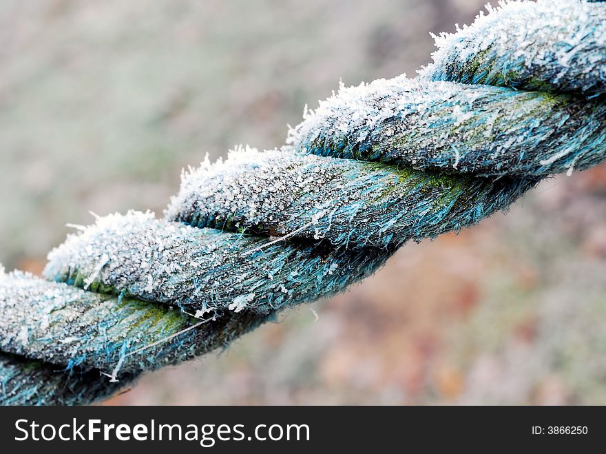 Image frosted thick strong rope