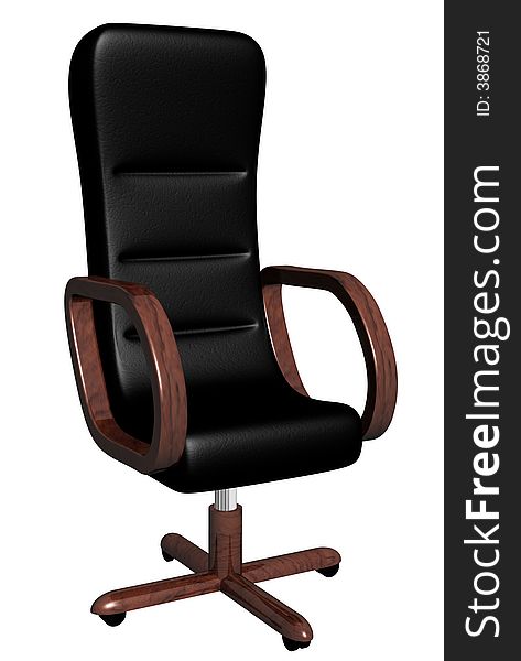 Boss chair, created with 3d studio max and rendered