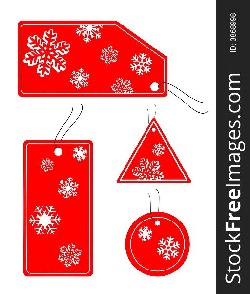Vector illustrations - Seasonal sales labels