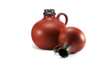 Two  Wine Jugs Stock Photo