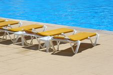 Pool Restbeds Around A Pool Royalty Free Stock Image Pool Restbeds Around A Pool Royalty Free Stock Image