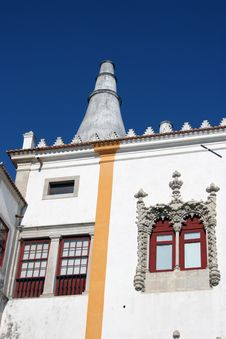 Detail Of The National Palace In Sintra Royalty Free Stock Photos Detail Of The National Palace In Sintra Royalty Free Stock Photos