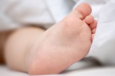 Baby S Foot Stock Photo