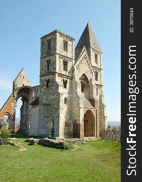 Ruin church in the mountain