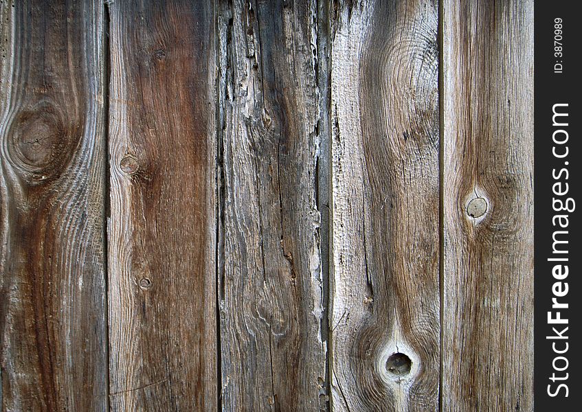 An old weathered painted paling, with the signs of the time. An old weathered painted paling, with the signs of the time.