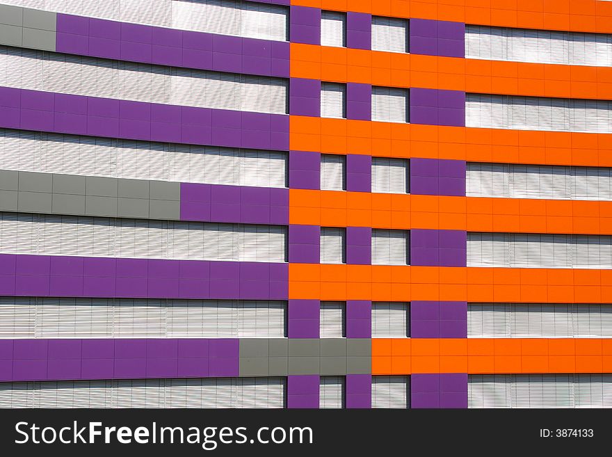 Purple And Orange Building