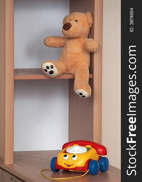 An image of toys in baby-room