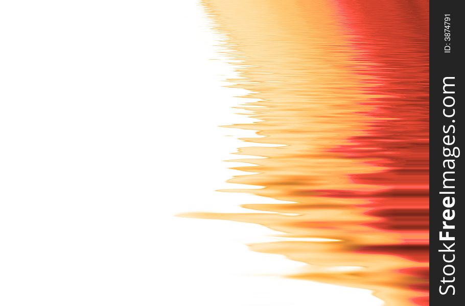 Red And Orange Ripples