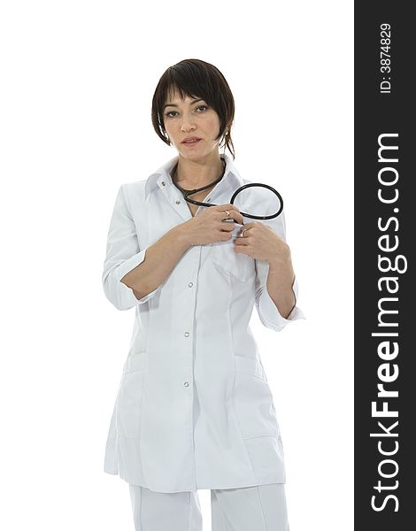 Young Doctor With Stethoscope