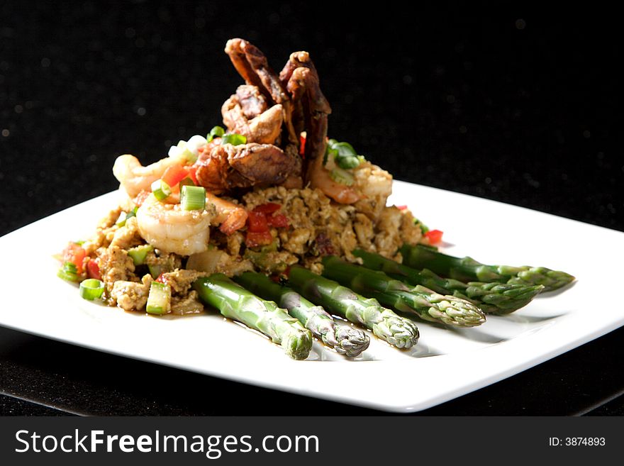 Shrimp Fried Rice on a table