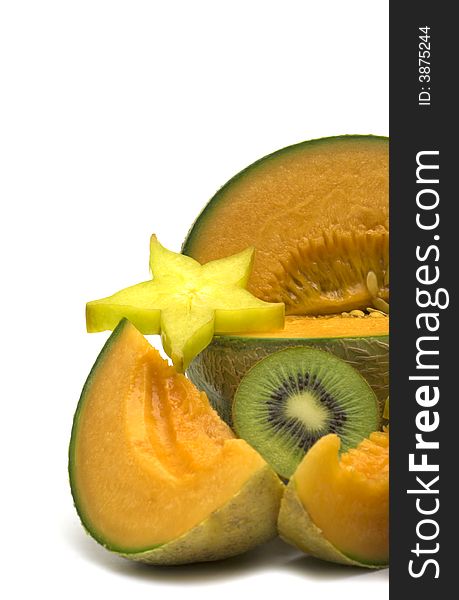 Starfruit And Melon And Kiwi