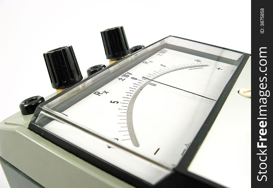 Old analog measuring instrument