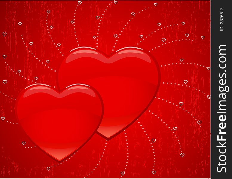 Valentines grunge background, vector illustration. Valentines grunge background, vector illustration