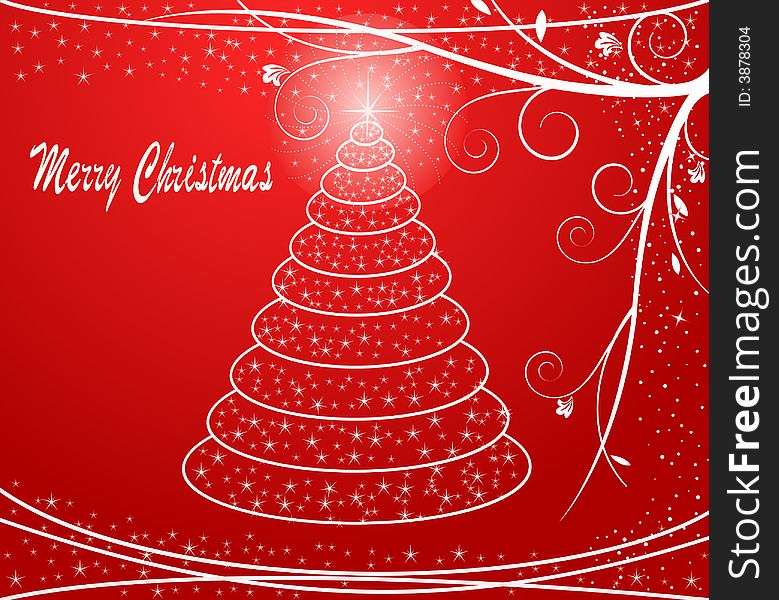 Christmas abstract Background vector illustration