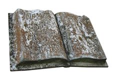 Ancient Marble Opened Book Royalty Free Stock Photo