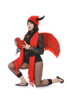Sexual Woman Devil Stock Photography