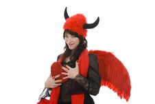 Sexual Woman Devil Royalty Free Stock Image