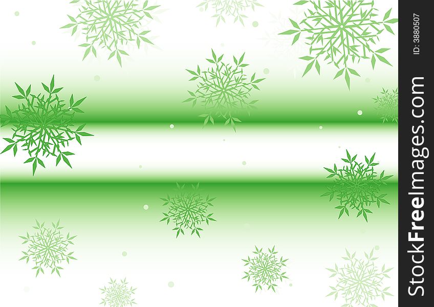 Abstract background with snowflakes and space for text. Vector. Abstract background with snowflakes and space for text. Vector.