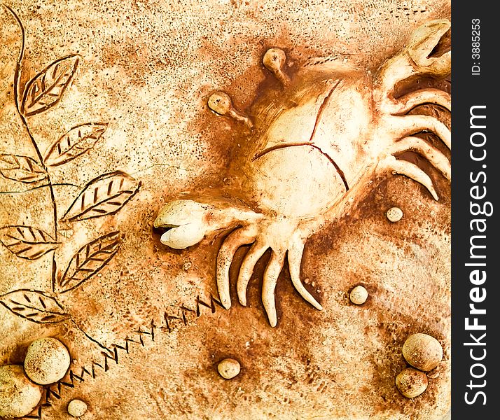 Clay Crab Tile