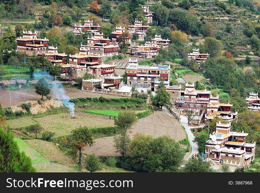 A Village With Smoke