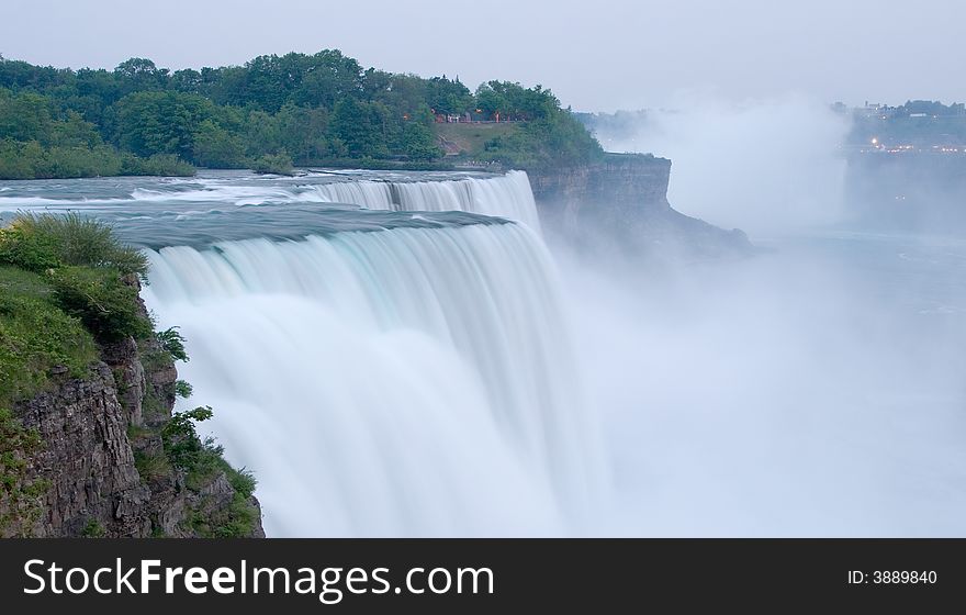 American Falls in the evening