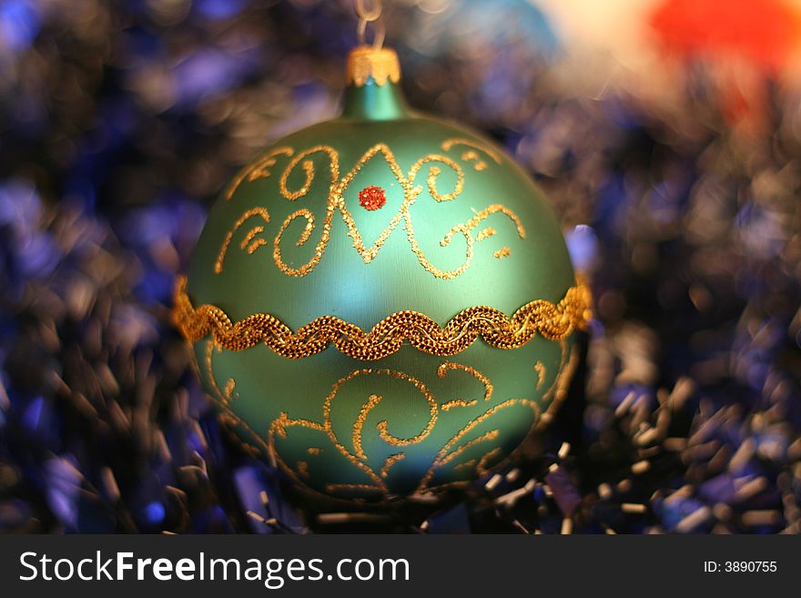 Close up of christmas decoration