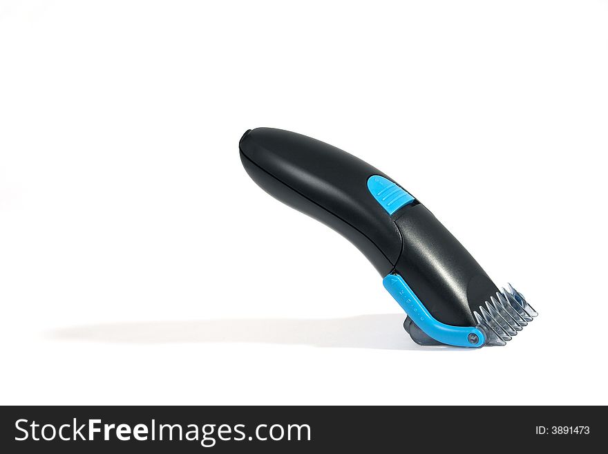 Black electric clipper with shadow