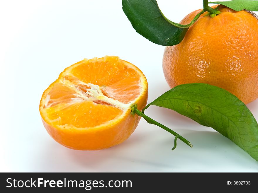 A Fresh Tangerine - Close Up