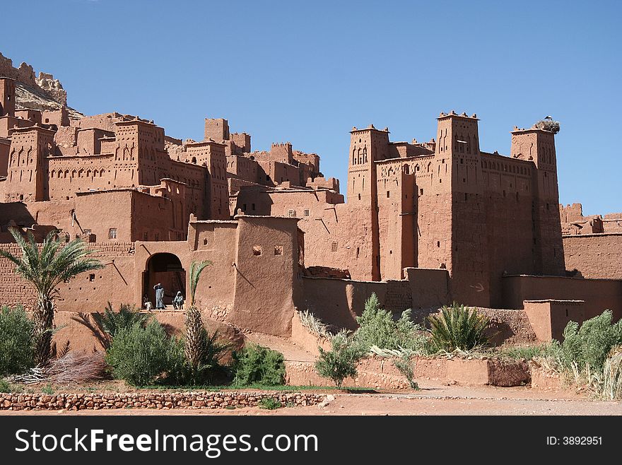 Legendary town AÃ¯t Benhaddou, Morocco. Legendary town AÃ¯t Benhaddou, Morocco