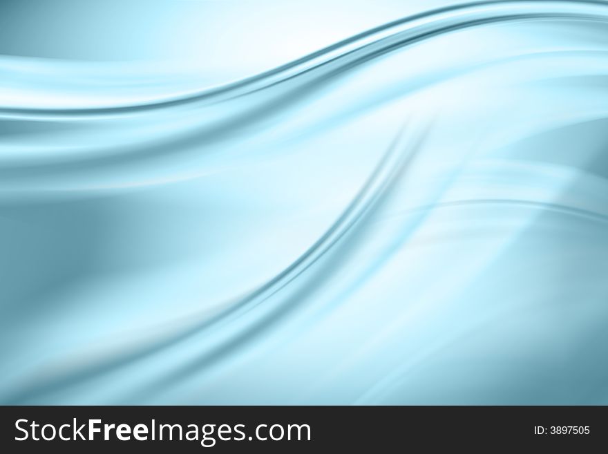 Abstract composition with flowing design