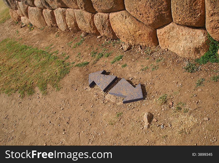 Inca Castle Ruins In Chinchero