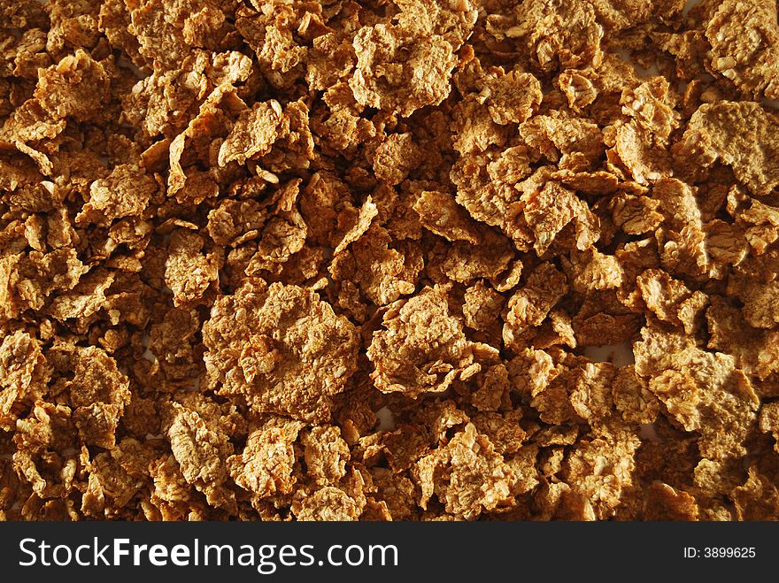Background Of Wheat Breakfast Flakes